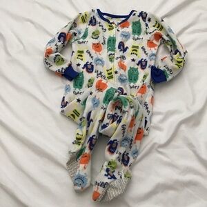 Monster Footed Fleece Sleeper